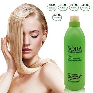 Free sample wholesale no ammonia manufacturers professional colour hair salon use oxidant cream hair developer