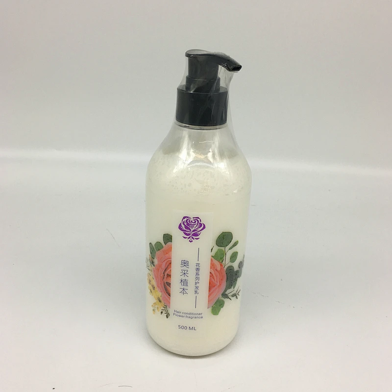 Rose plant extract hair shampoo  and conditioner Flower fragrance  clear shampoo for oily hair