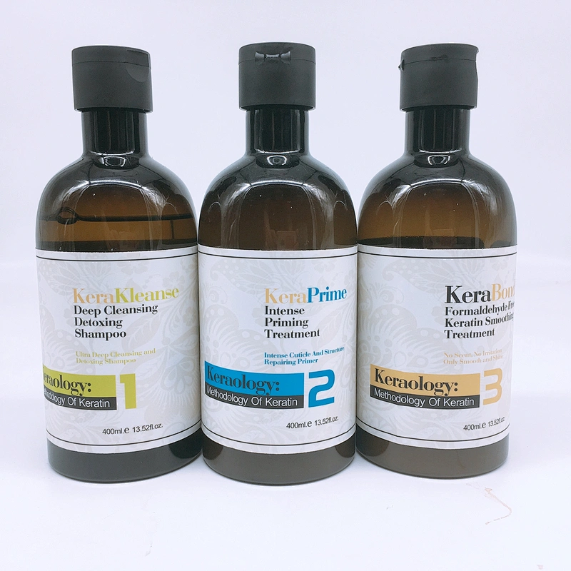 Private Label Low MOQ  Brazilian blowout straightening collagen hair treatment bio keratin hair protein treatment