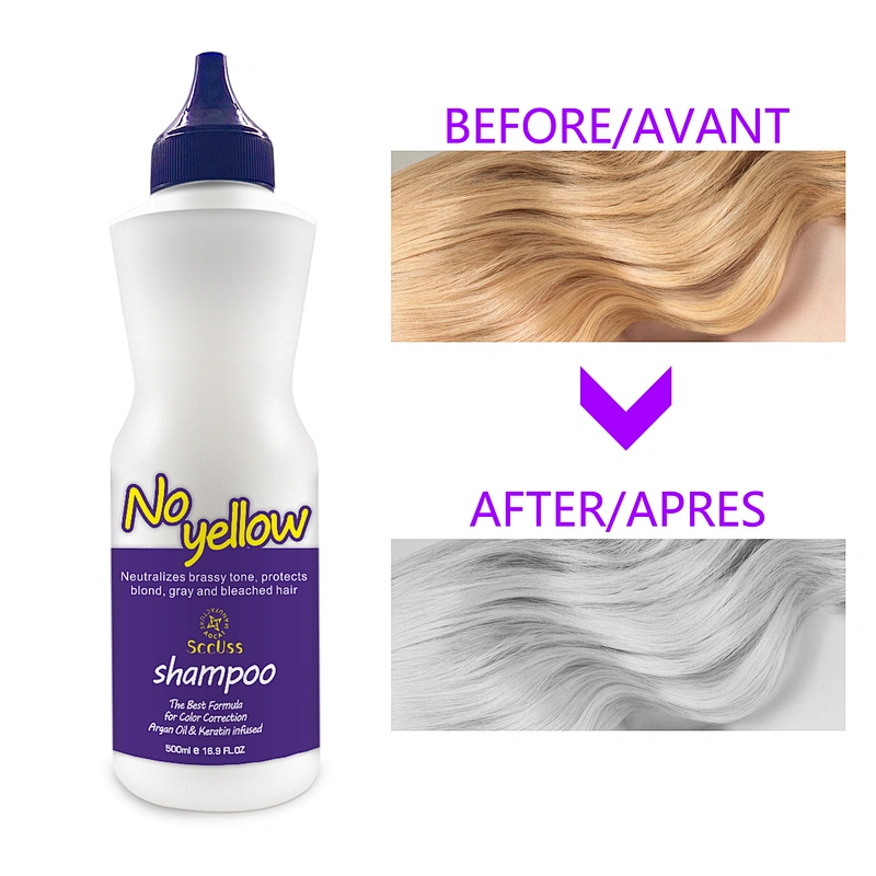 High quality Brassy Control Purple Toner Silver Shampoo OEM/ODM