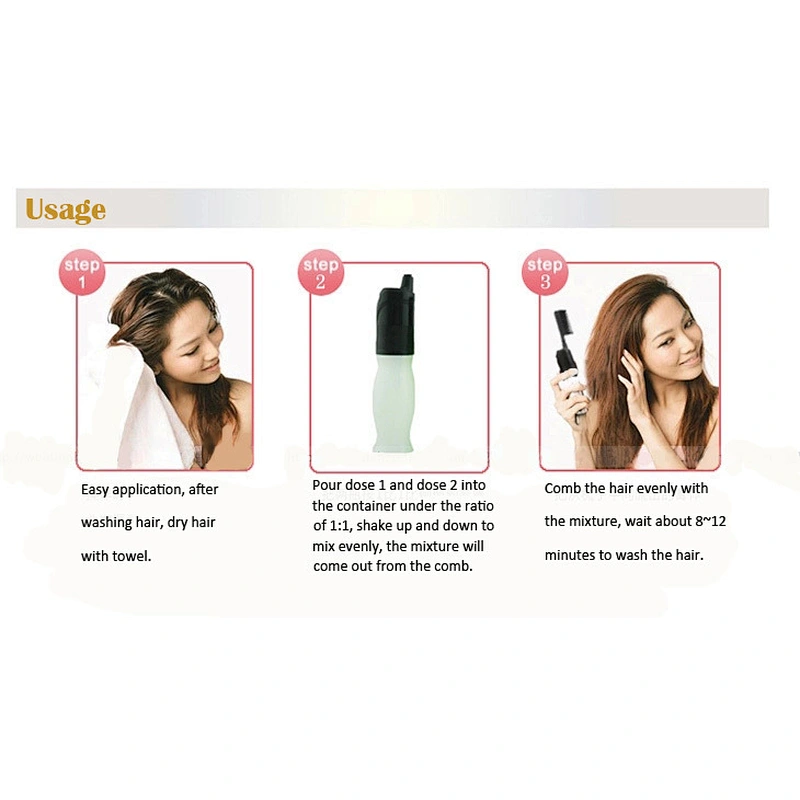 OEM factory  hair black dye magic black gel India mini black hair dye gel for home use