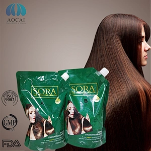Hot sale keratin professional ionic permanent hair straightening cream