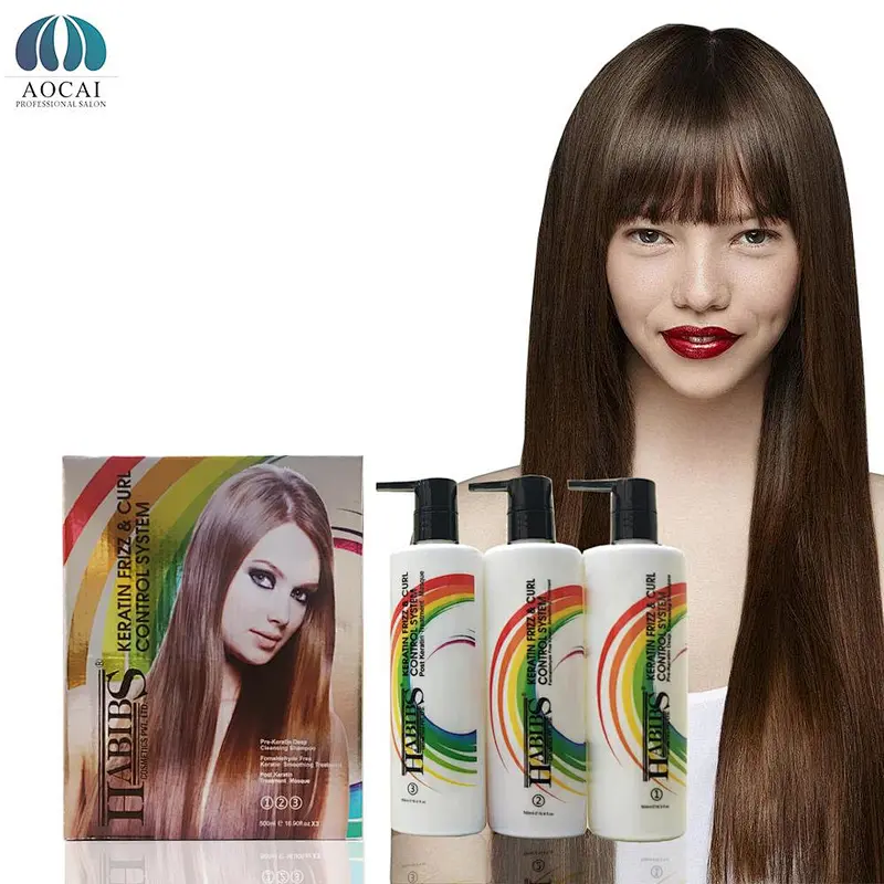 OEM/ODM Professional salon Brazilian Keratin Straigh treatment  Hair straight treatment