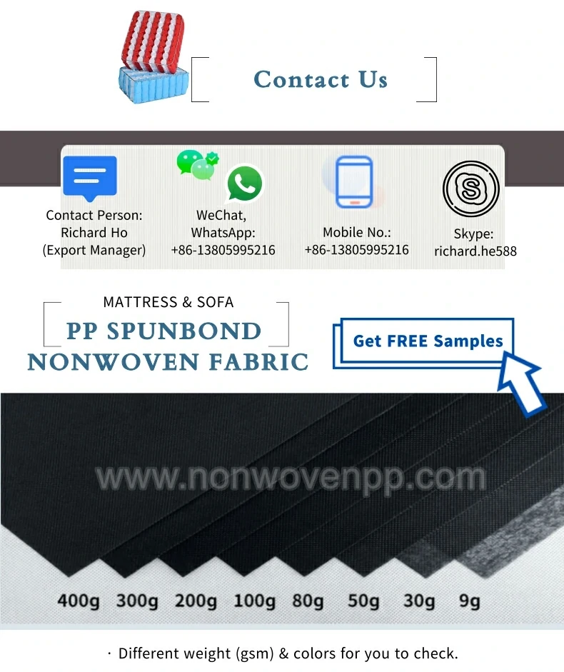 pp spunbond non woven fabric for mattress sofa