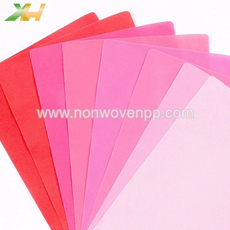 non woven fabric polypropylene pink 60gsm