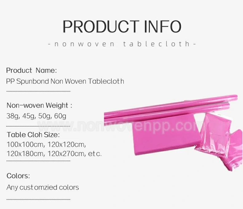 china factory sell non woven tablecloth roll