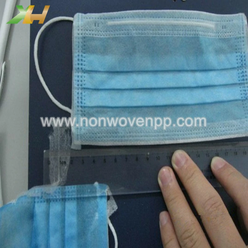blue non woven for face mask