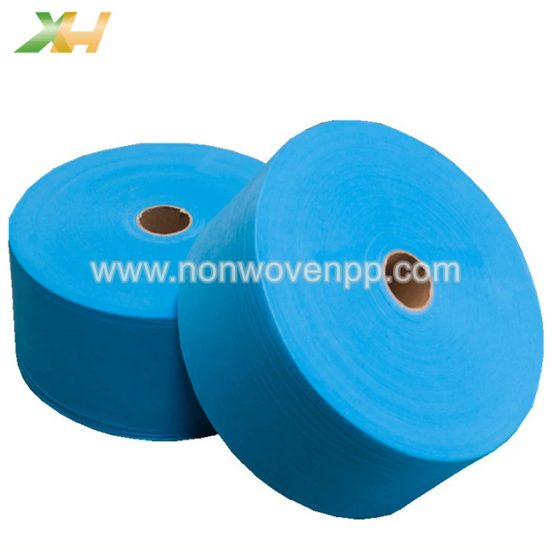 soft medical blue color face mask nonwoven roll