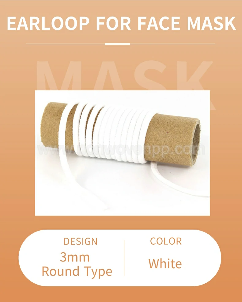 earloop elastic for face masks