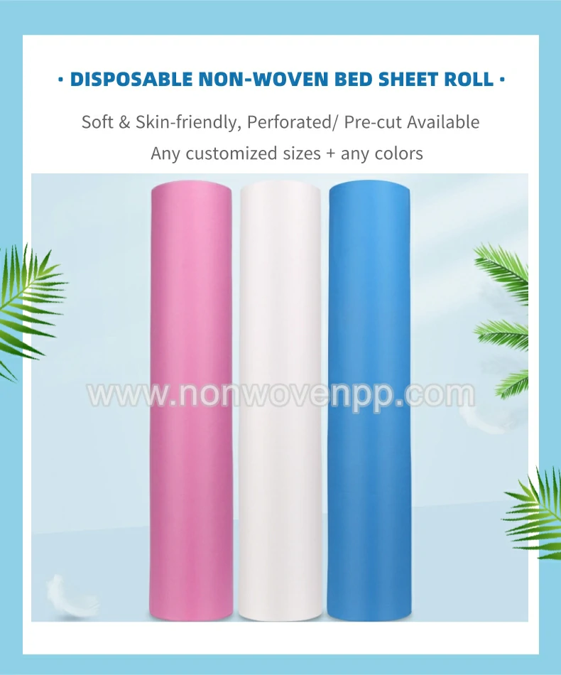 nonwoven bed sheet fabric rolls