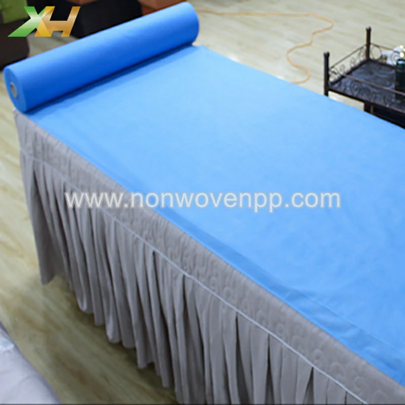 pp spunbond non woven disposable bed roll