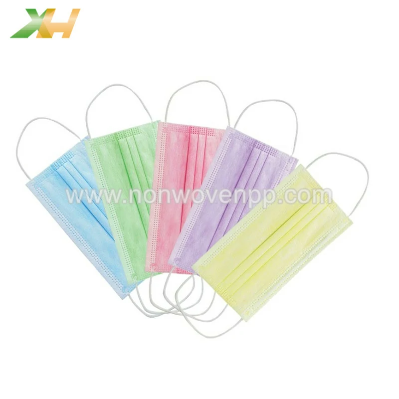 color 3ply face mask