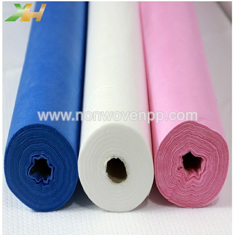 pp spunbond non woven disposable bed roll