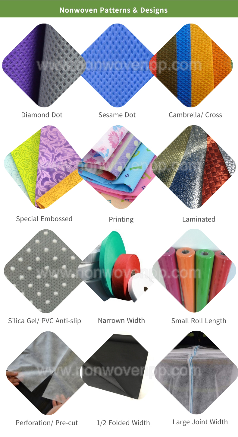 china factory of pp spunbond non woven fabric