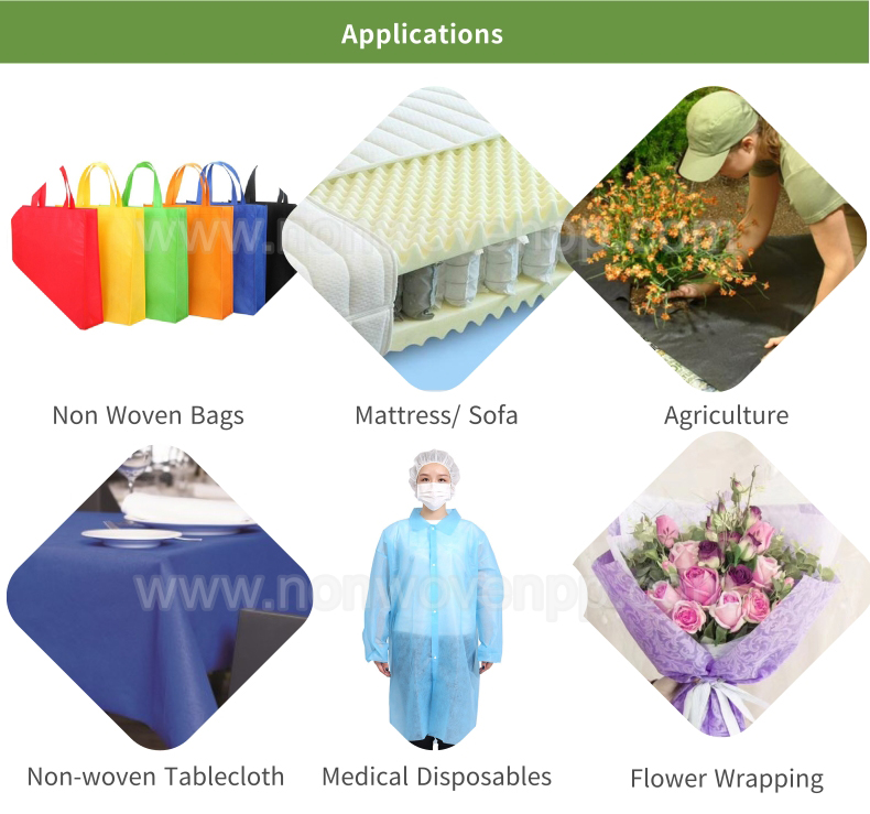 china factory of pp spunbond non woven fabric