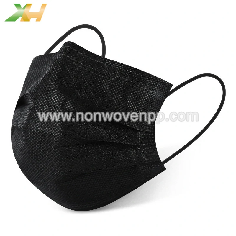black pp non woven face mask material cost