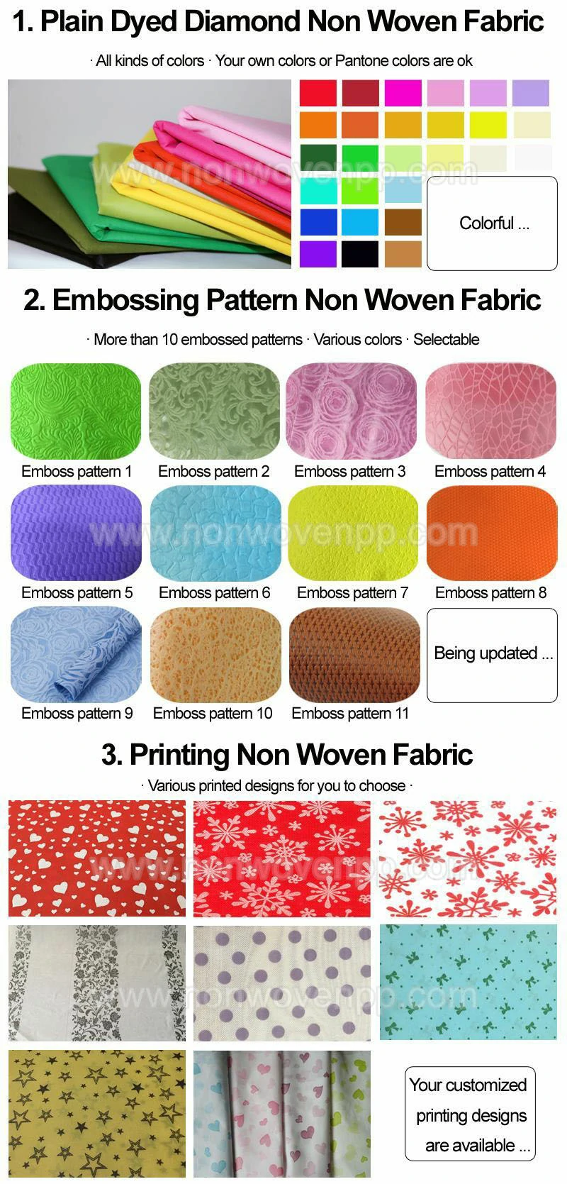 flower wrapping nonwovens