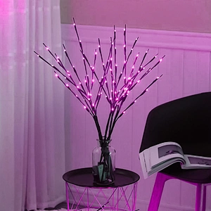 Modern 20 willow branch lamp tube home interior decoration festival layout LED lamp tube