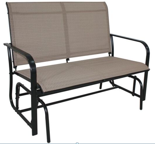 steel two seat rocker chair