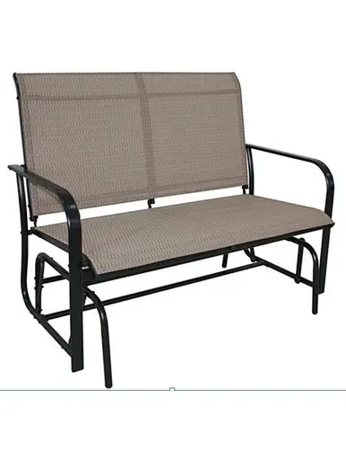 steel two seat rocker chair