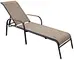 steel textilene lounge
