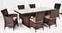 RANGOON 7PC RECTANGULAR SET