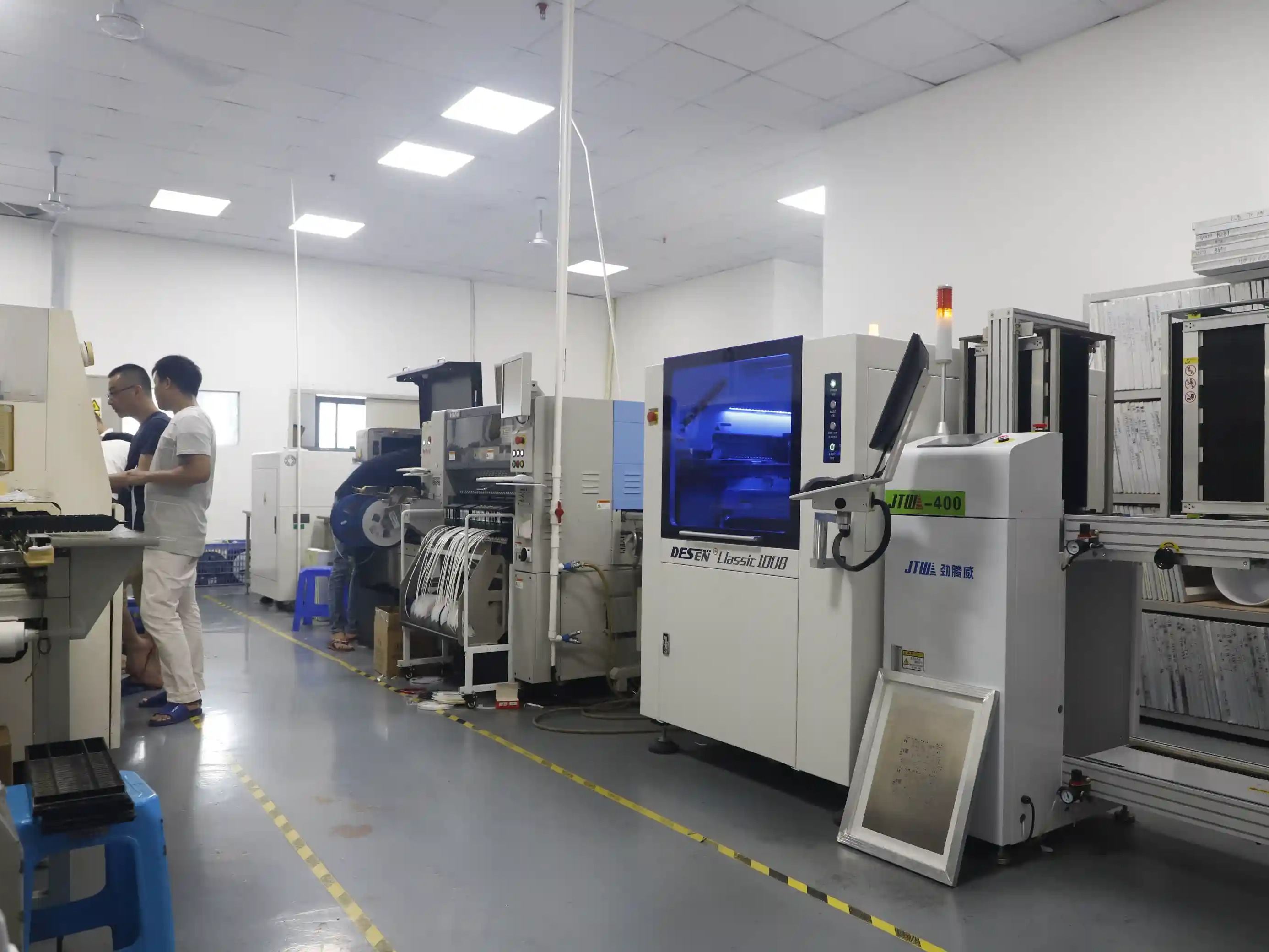 Lumin Light automated SMT production line for artificial skylight and circadian lighting manufacturing