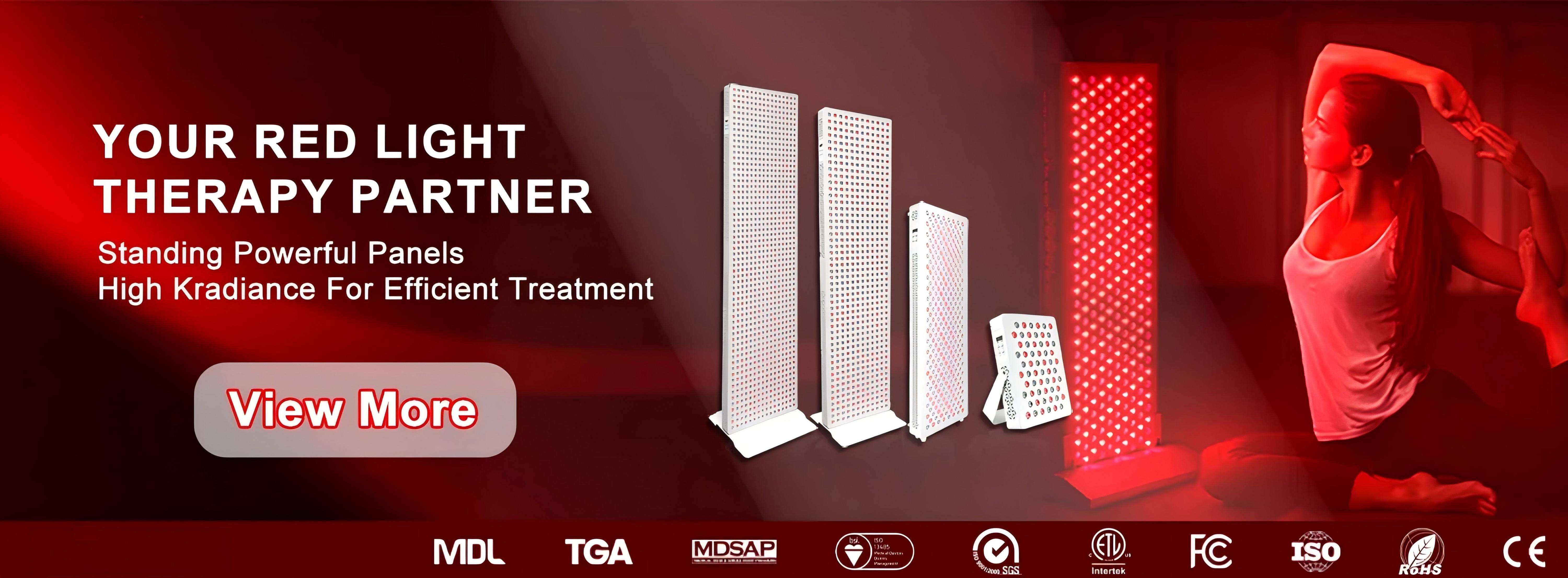 High Irradiance Standing Red Light Therapy Panels | Click to Learn More & Consult Service