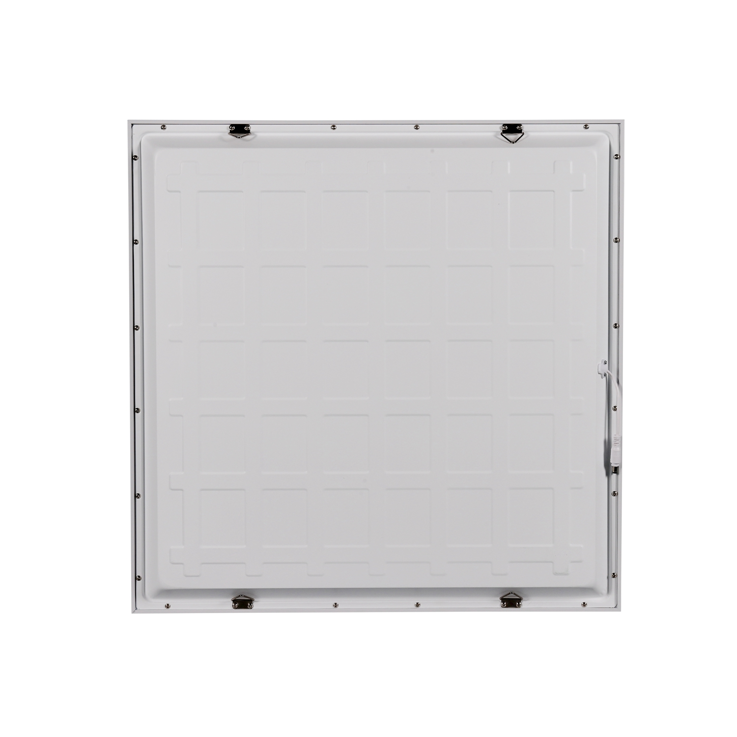 Lumin 33W backlit LED panel light back view with iron housing and LED driver