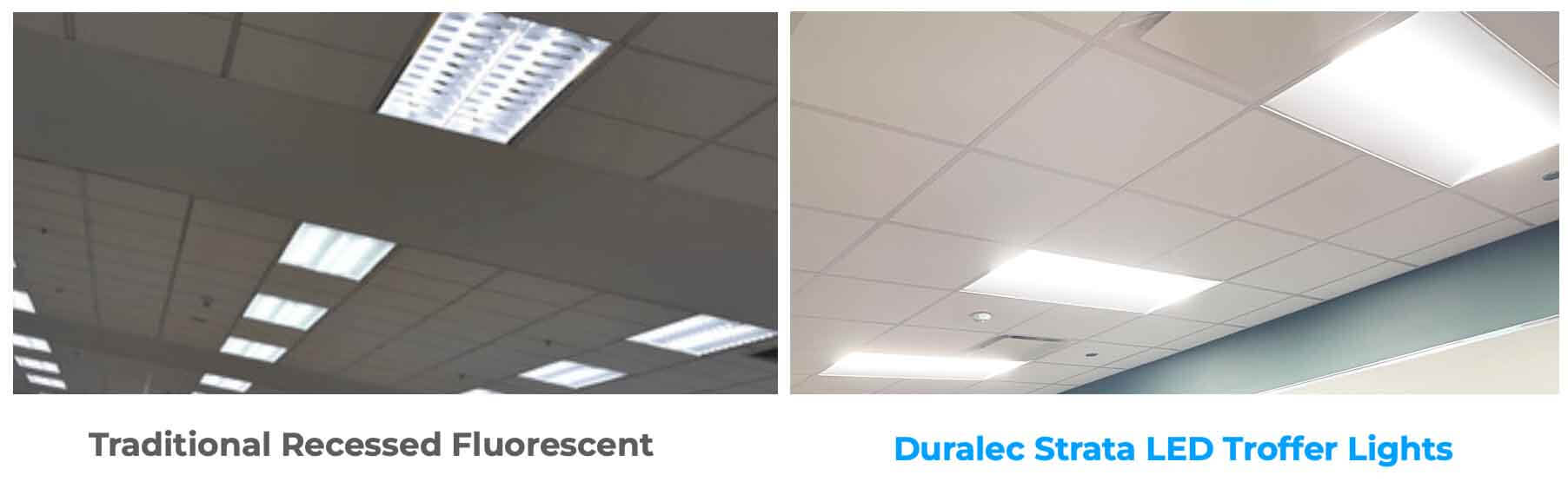 Lumin Traditional Troffer vs LED Troffer