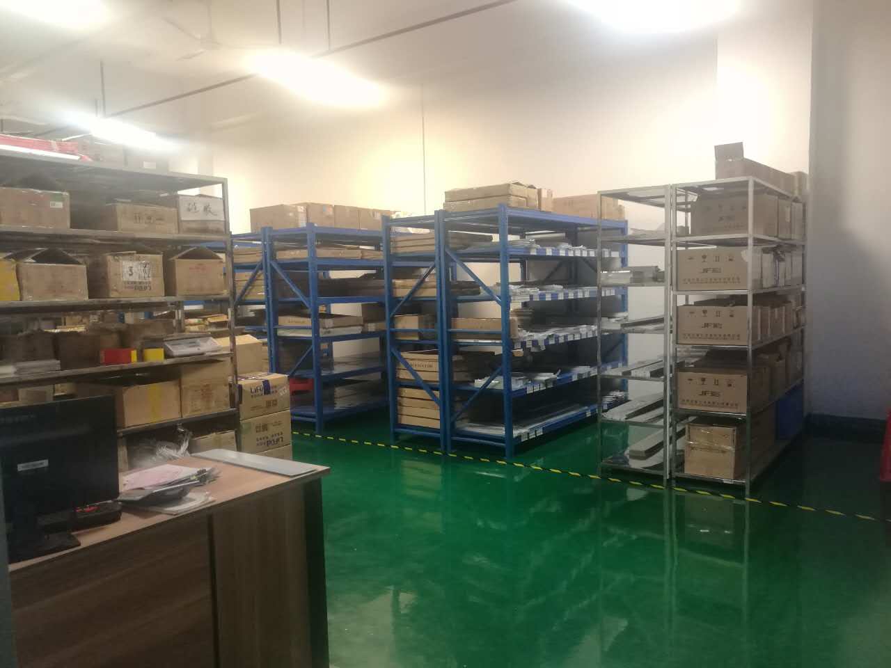 Shenzhen Lumin LED lamp materials inventory warehouse