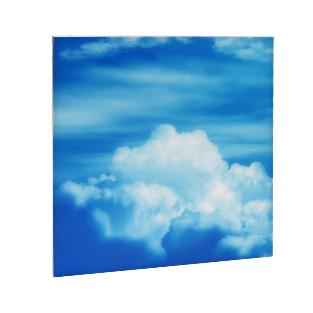 Lumin frameless suspended LED panel side profile 18mm slim design with emergency module