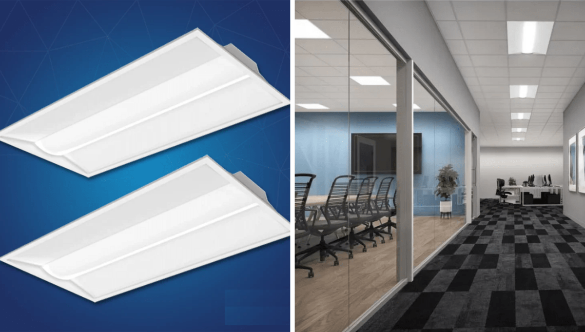 Lumin LED Troffer Panel Light Option and Application