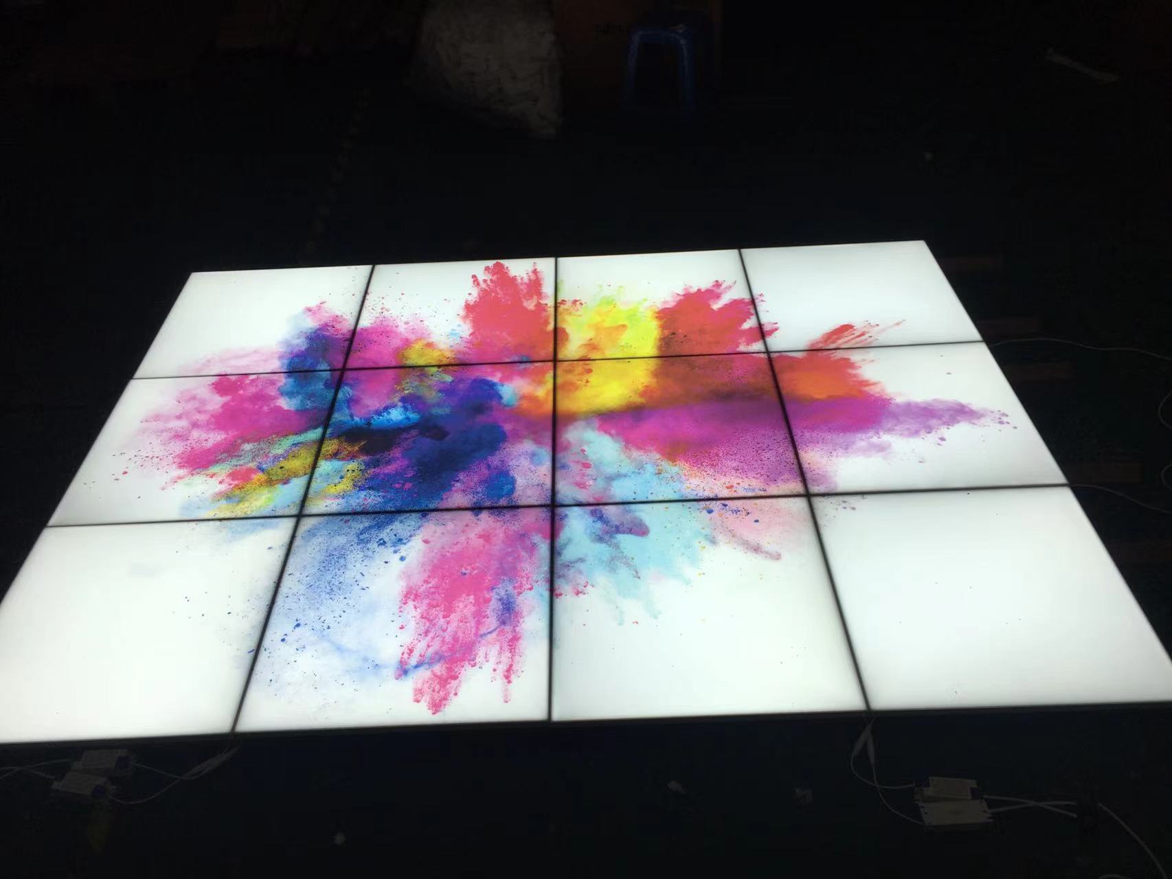 Lumin frameless sky panel edge to edge seamless splicing detail no visible gaps