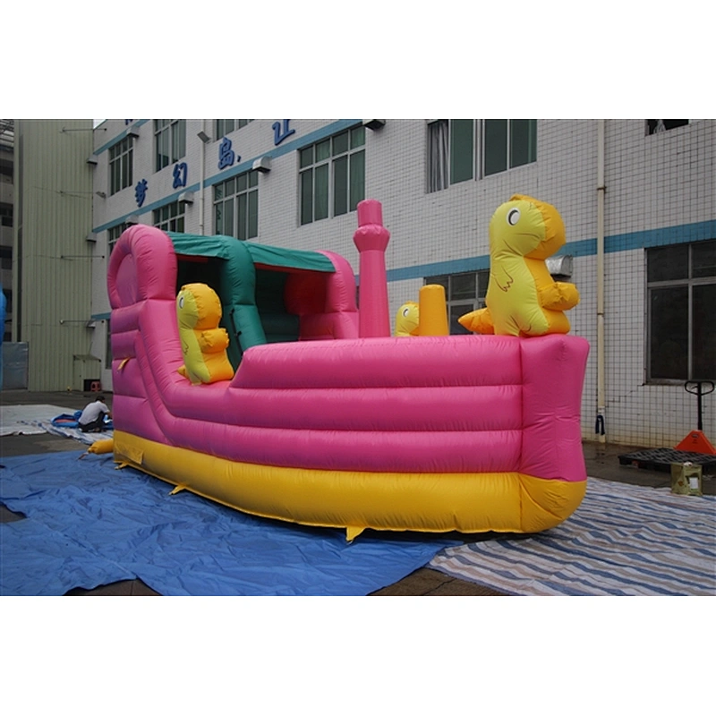 small cute dragon bouncer area for kids fun city inflatable amusement park-6x4x3M