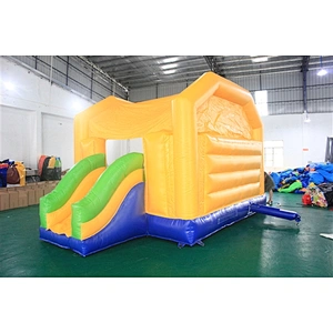 yellow elephant bouncer with slide jumping castle&Inflatable Combo-6x5x4M