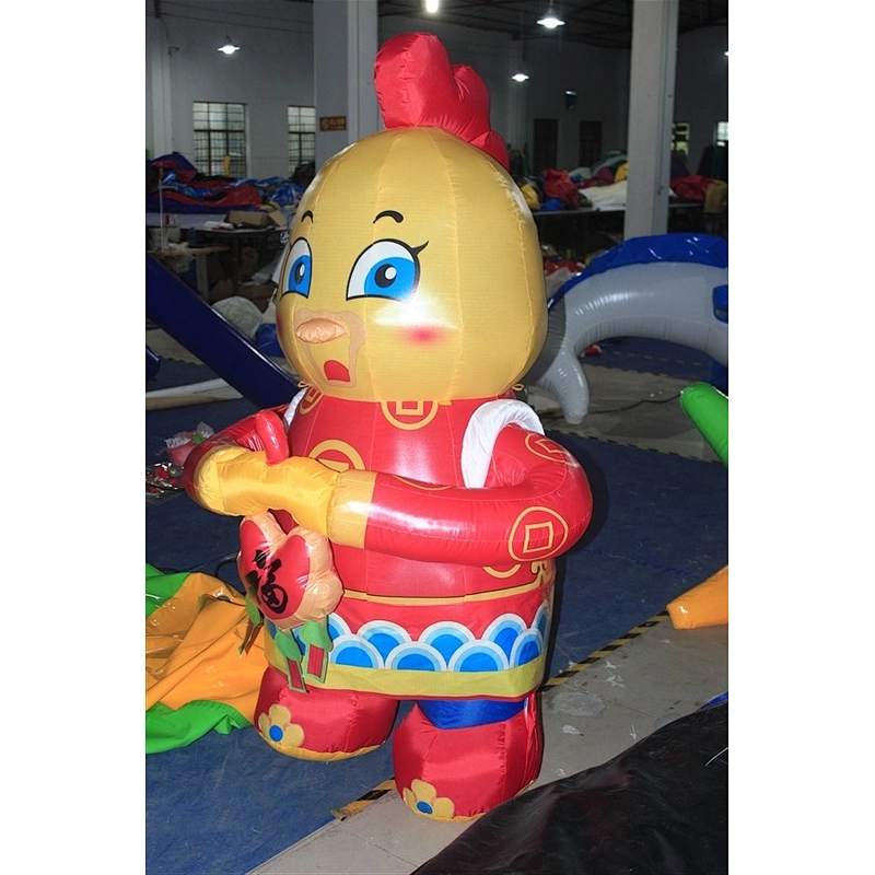 chinese style cute chicken for new year festival wishing luck-2m