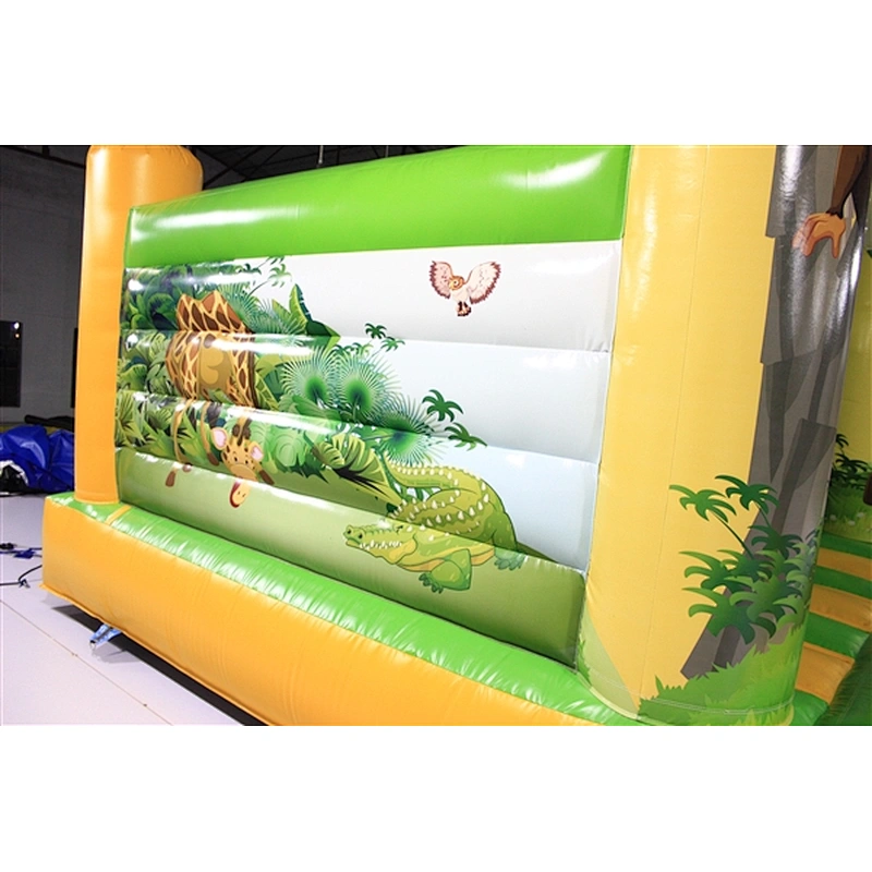 fun In the jungle hawaii bouncer coconut tree tropical style inflatable jumping castle& Inflatable Bouncer Inflatable Bouncer-3.5x 3m
