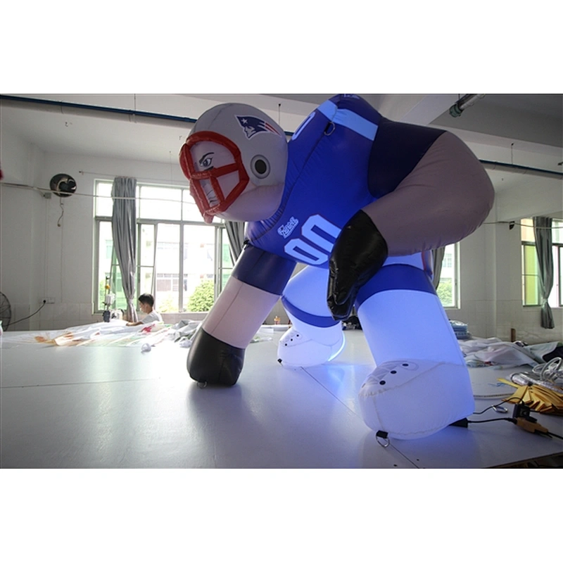 inflatable half-squatting Rugby player-1.5m