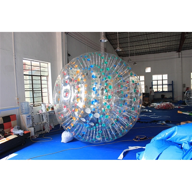 walking Balls Latest Kids Aqua Bubble Water Roller Rolling Zorb Wrecking Ball Volleyball Court Inflatable Human Balloon For Sale-3m