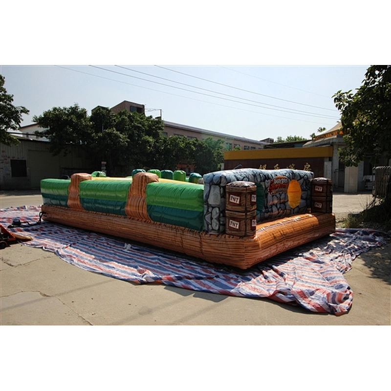 angry birds pig obstacle course inflatable inflatable obstacle inflatable obstacle course