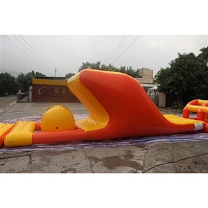 inflatable water obstacle