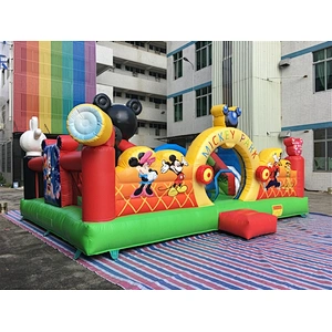 disney mickey and minnie mickey park jumping castle jumping bouncer amusement park fun city Inflatable Bouncer-7x7M