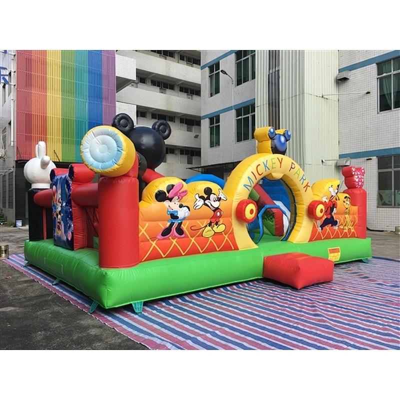 disney mickey and minnie mickey park jumping castle jumping bouncer amusement park fun city Inflatable Bouncer-7x7M