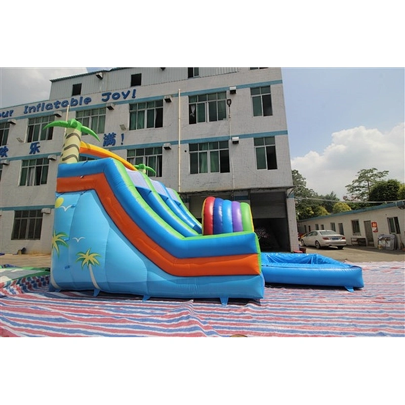 Game Over Dry Adult Slides Pirate Ship Giant Bouncer Slip N Slide High Inflatable Water Slide For Sale-12x8x7m