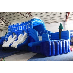 Outdoor Dry Lake Used Water Park Giant Floating Heavy Duty Pool Slide Inflatable Water Slides For Kids For Sale