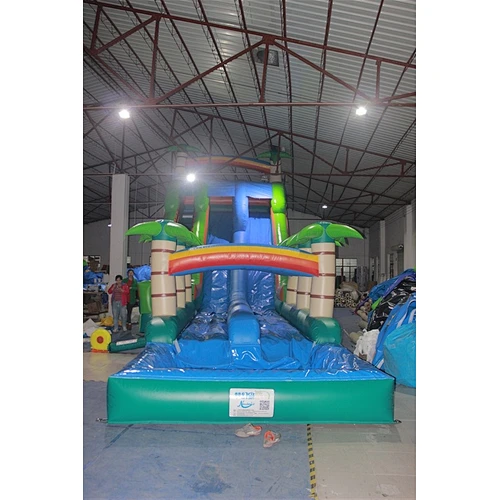 Inflatable water slides with pool, inflatable slide ,Slip n Slide Inflatable Slide for sale-13x4x7M