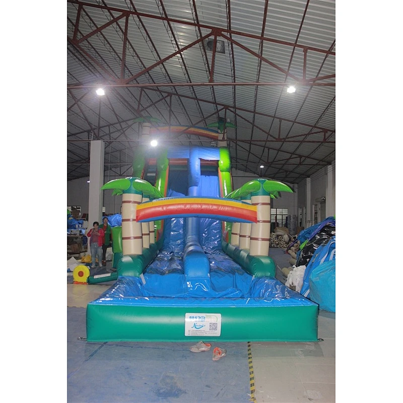 Inflatable water slides with pool, inflatable slide ,Slip n Slide Inflatable Slide for sale-13x4x7M