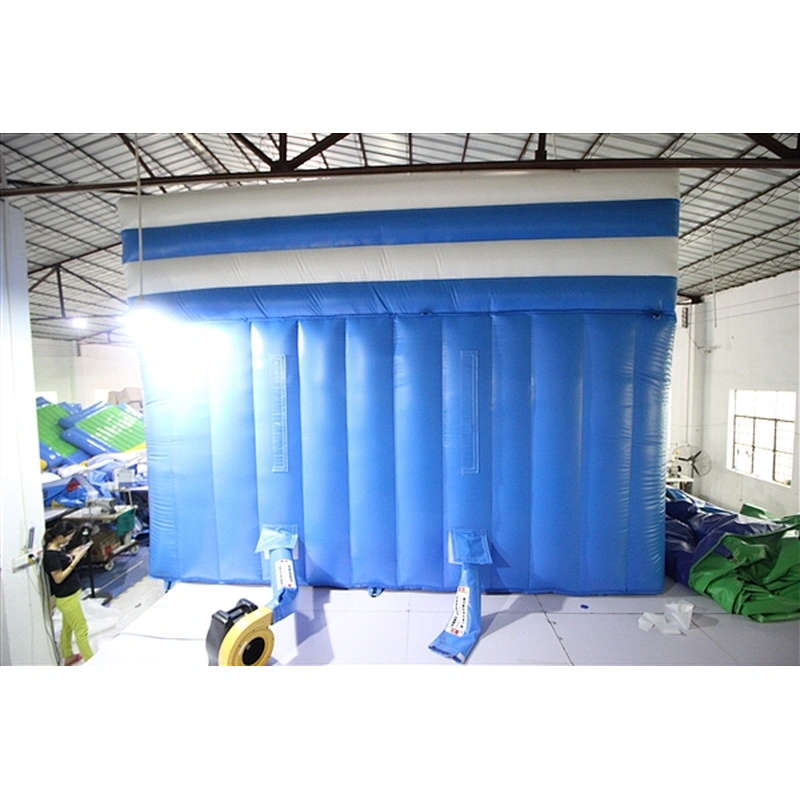 blue whit inflatable bouncer slide basic slide Inflatable Slide-5x5x4.1M