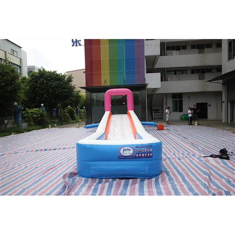 blue orange pink slides for kid long slide inflatable bouncer slide Inflatable Slide-10x2x14.3M